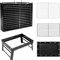 Barbecue Grill, Charcoal Grill Folding Portable Lightweight Barbecue Grill Tools for Outdoor Grilling Cooking Camping Hiking Picnics Tailgating