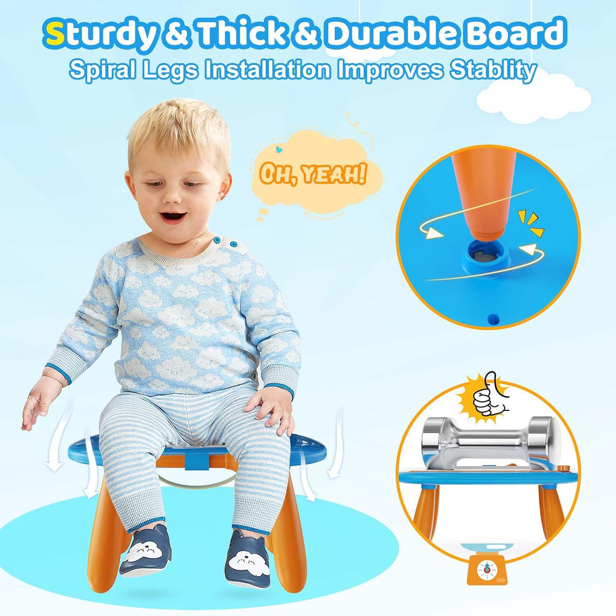 Kikidex Magnetic Drawing Board, Toddler Girl Toys for 1-2 Year Old, Doodle Board Pad Learning and Educational Toys for 1 2 3 Year Old Baby Kids