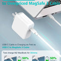 Charger for MacBook Air MacBook Pro 13 14 15 16 inch 2025 2024 2023 2022 2021 2020, M1 M2 M3 M4 Laptop 70W USB C Power Adapter, iPad, LED, 6.6FT