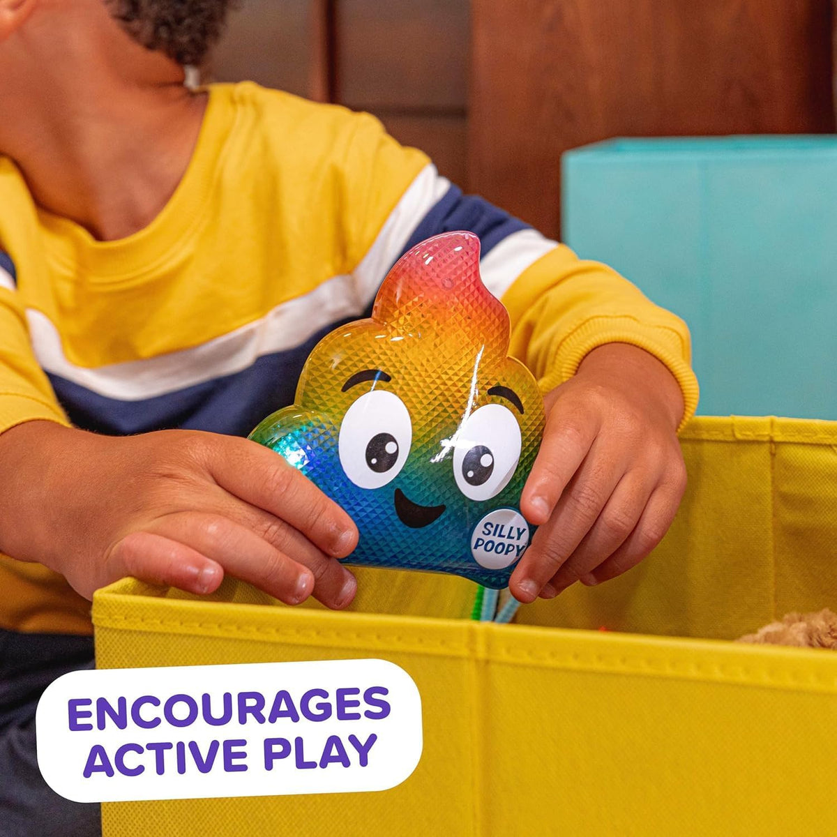 Silly Poopy's Hide & Seek by Relatable, The Talking, Singing, Rainbow Hide & Seek Toy, Fun Learning Toys for Toddlers, Interactive Toddler Toys