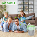Small Trash Bags 4-6 Gallon, Inwaysin 200 Count Biodegradable Trash Bags 4 Gallon, Extra Strong Small Garbage Bags Unscented, Size Expanded, Green
