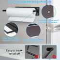 Paper Towel Holder, Magnetic Paper Towel Holder for Fridge, Toilet Paper Roll Holder Magnet Towel Rack Wall Mount Fridge Organizer for Paper Towels