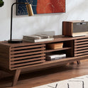 mopio Ensley TV Stand, Mid Century Modern for 55/60/65 inch TV, Farmhouse TV Stand, Entertainment Center with Storage, TV and Media Console for