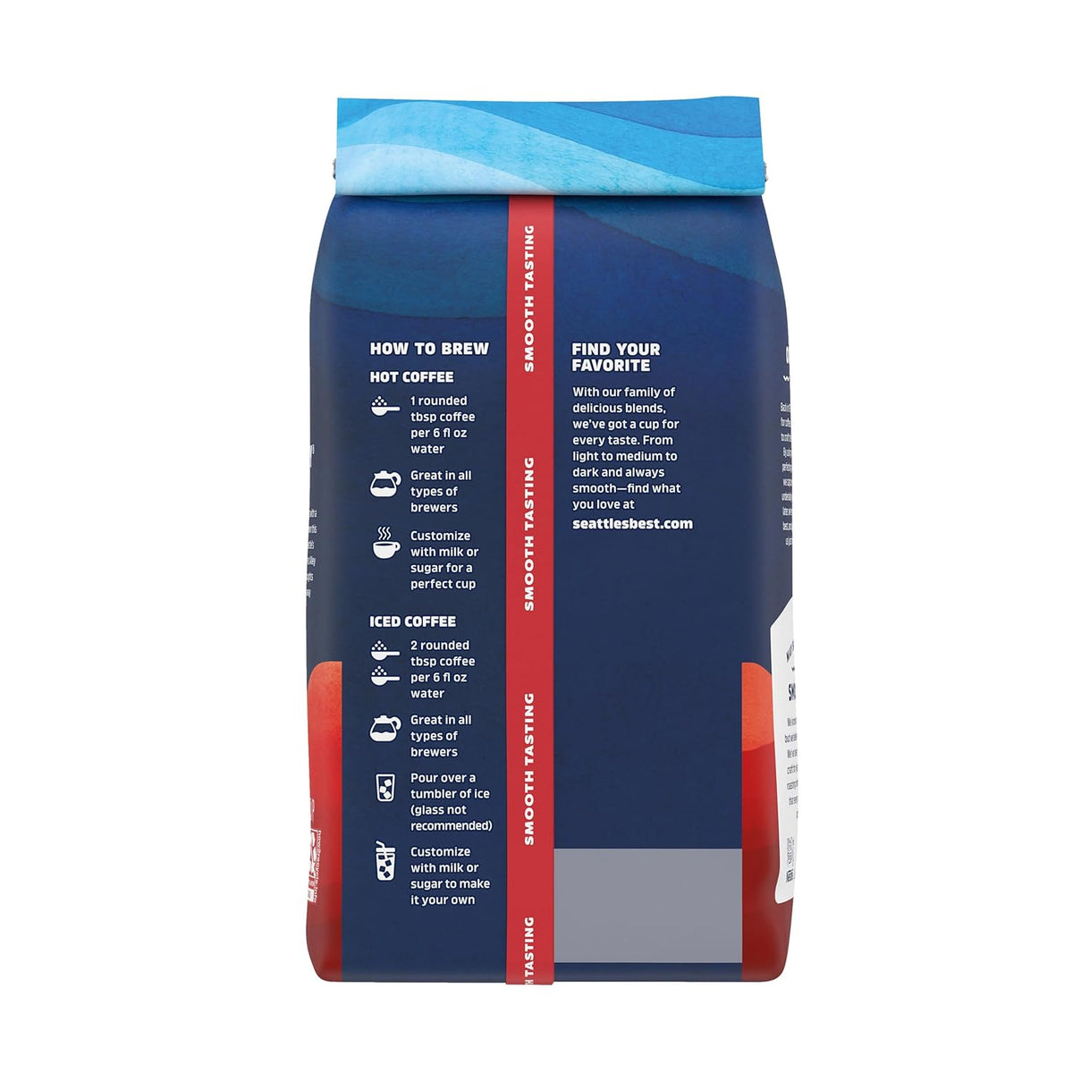 Seattle’s Best Coffee, Dark Roast Ground Coffee, Post Alley, 100% Arabica, 1 Bag (20 oz)