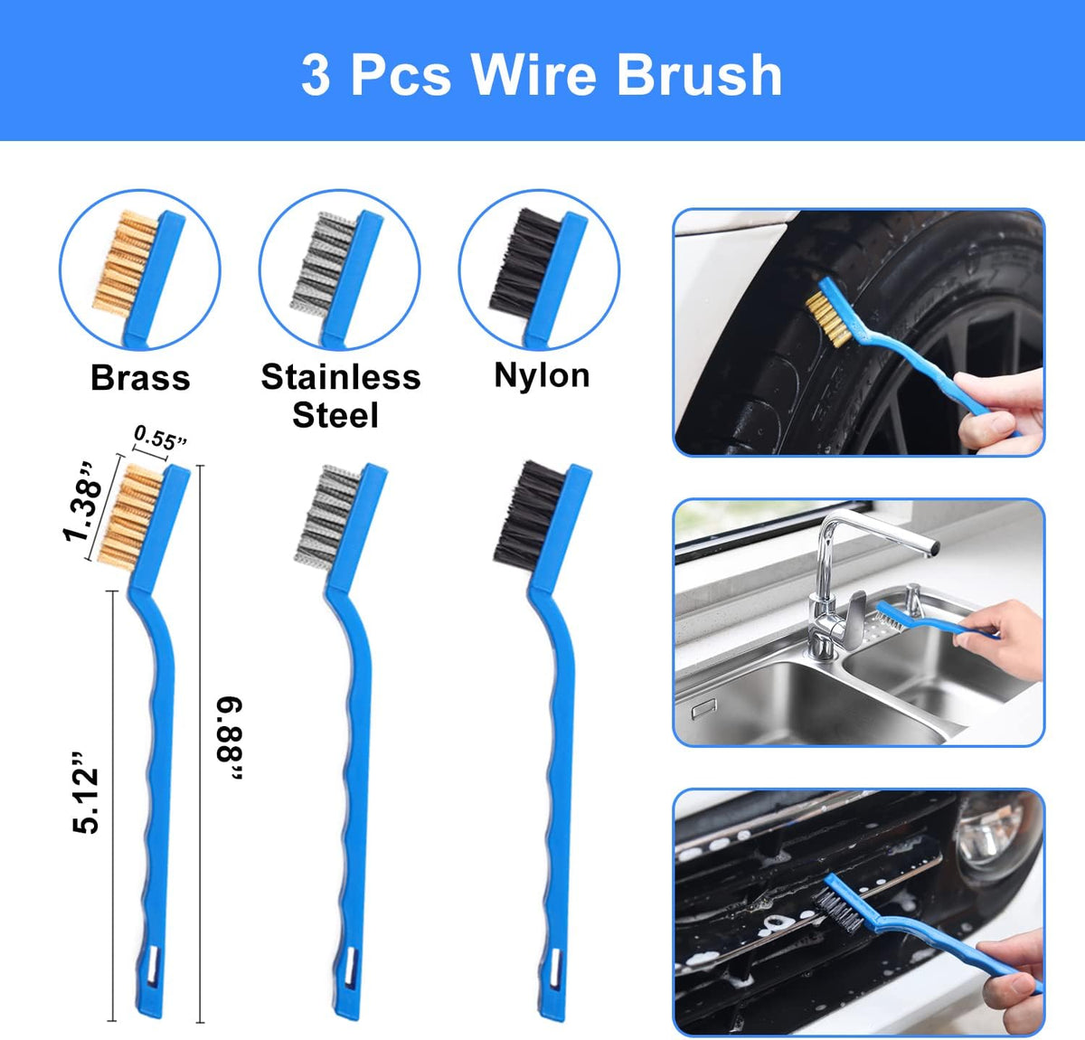 26Pcs Car Detailing Brush Set, Car Detailing Kit, Car Detailing Brushes, Car Cleaning Kit, Car Windshield Cleaning Tool, Professional Car Care kit