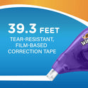BIC Wite-Out Brand EZ Correct Correction Tape, 19.8 Feet, 4-Count Pack of White Correction Tape, Fast, Clean and Easy to Use Tear-Resistant Tape