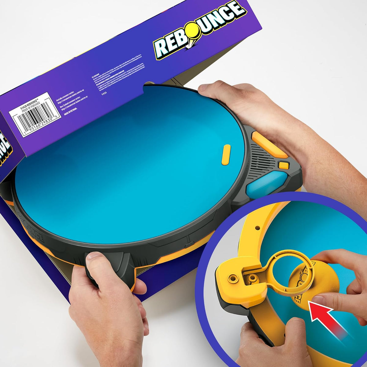 Hasbro Games Rebounce Game | Indoor and Outdoor Electronic Action Game for Kids, Teens, and Adults | Ages 8+ | 2 to 6 Players | 10 Mins. | Family