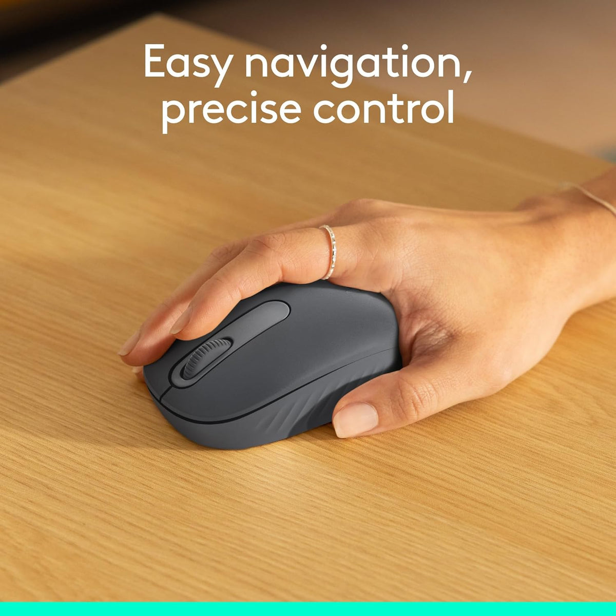 Logitech M196 Bluetooth Wireless Mouse, Compact and Portable Mouse for Laptops, Tablets and More, 12-Month Battery, Smooth Tracking, Compatible with