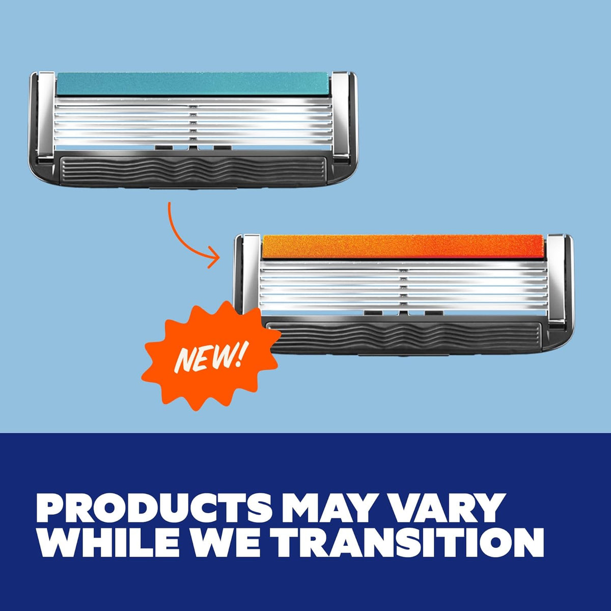 Dollar Shave Club | 6 Blade Razor Refills (8 Pack) | 6 Stainless Steel Blades for a Close & Comfortable Shave