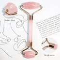 BAIMEI IcyMe Jade Roller & Gua Sha, Face Roller Redness Reducing Skin Care Tools, Self Care Pink Gift for Men Women, Massager for Face, Eyes, Neck