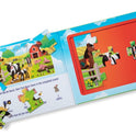 Melissa & Doug Take-Along Magnetic Jigsaw Puzzle Set – On the Farm (2 x 15 Piece) Travel Activity Toy for Preschoolers and Kids Ages 3+ - FSC