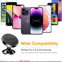 Coolpow【2 Packs 】Magnetic Phone Holder for car【Strong Magnet】phone holders for your car phone holder Mount for Car【4 Metal Plate】Universal Dash cell