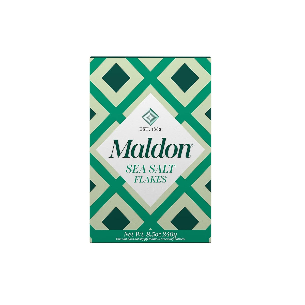 Maldon Salt, Sea Salt Flakes, 8.5 oz (240 g), Kosher, Natural, Unique Gourmet Pyramid Shaped Salt Flakes, Perfect for a Wide Range of Dishes
