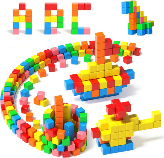 42PCS Magnetic Blocks, Gifts for 3 4 5 6 Year Old, Magnet Building Blocks for Toddlers, Girls & Boys, Sensory - Montessori - Autism - Magnetic Toys