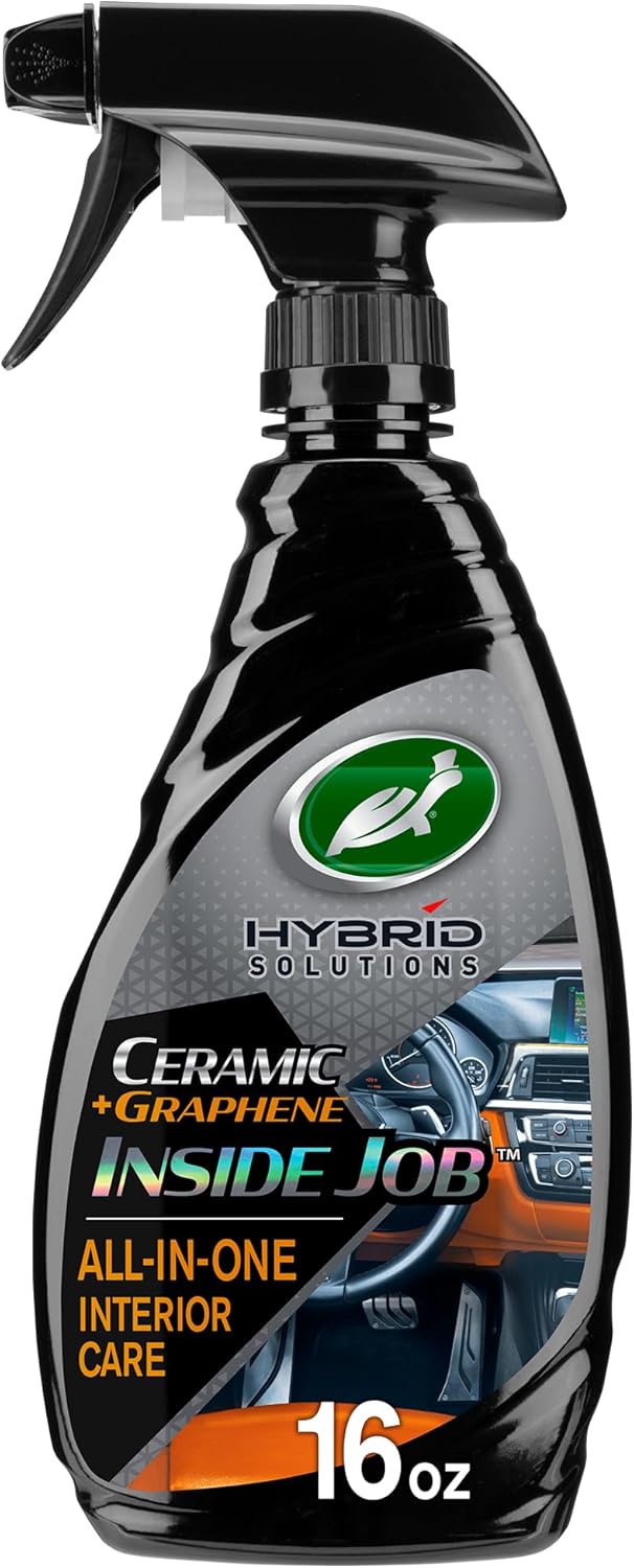 Turtle Wax Hybrid Solutions Inside Job, All Purpose Ceramic Interior Car Cleaner and Protectant, Cleans, Deodorizes and Protects Leather Car Seats