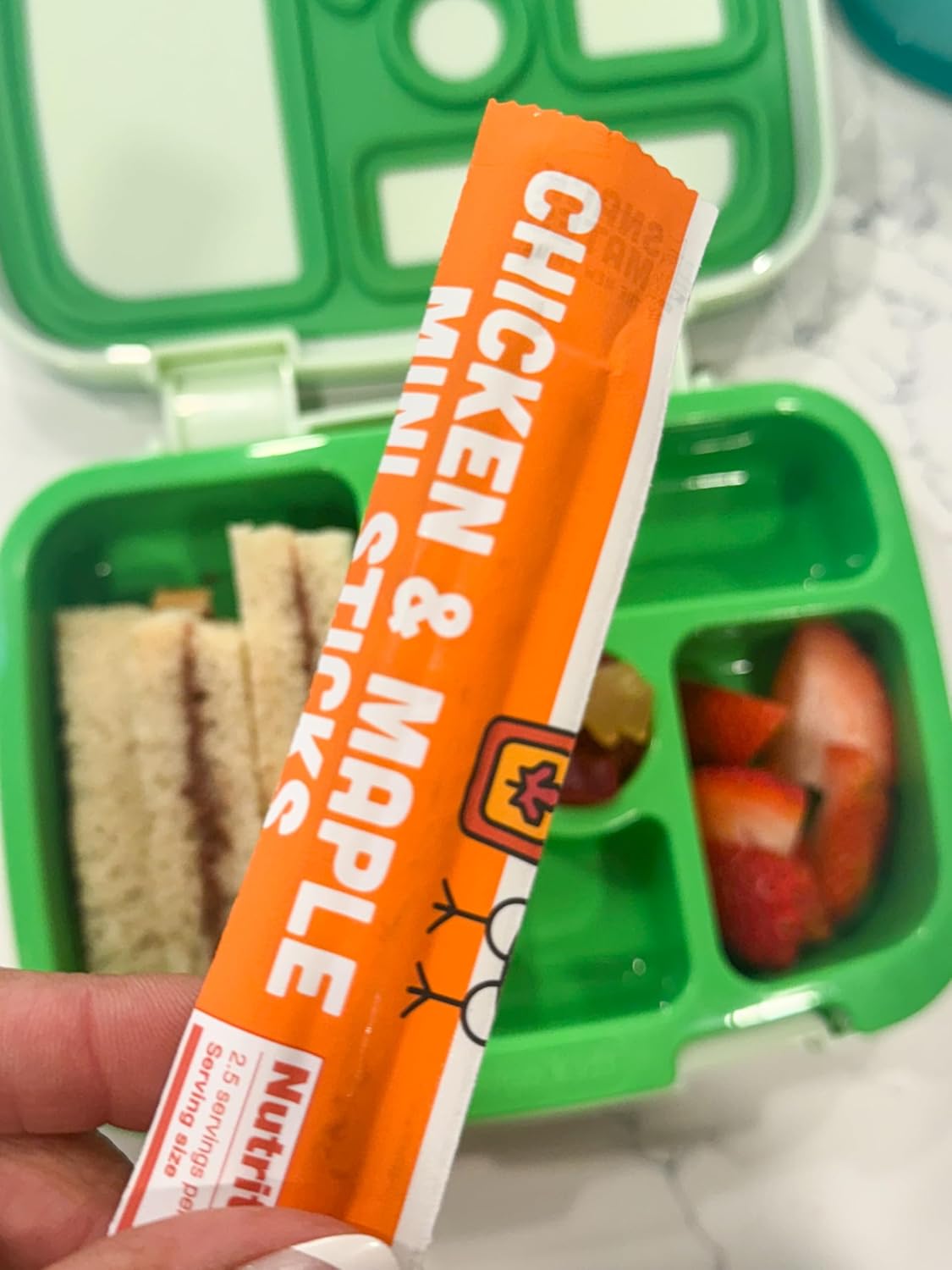The New Primal Snack Mates Chicken & Maple Sticks, Gluten Free Healthy Snacks for Kids, Low Sugar High Protein Back to School Snacks, Mini Paleo