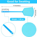 Fly Swatter,5 Pack Plastic Heavy Duty Manual Fly Killer, Long Handle Flyswatter, Large Bug Swatters That Work for Indoor and Outdoor