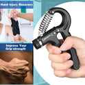 AIXPI Grip Strength Trainer, Hand Grip Exerciser Strengthener with Adjustable Resistance 11-132 Lbs (5-60kg), Forearm Strengthener, Hand Exerciser