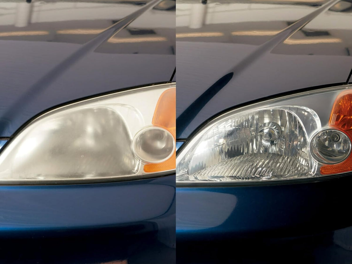 3M Ultra Headlight Restoration Kit, Contains Masking Tape, Light Sanding Discs, Wax Protectant and More, Use on Plastic Lenses Headlights, Taillights
