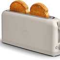 bella 2 Slice Slim Toaster, Fits-anywhere™ Kitchenware, 6 Setting Shade Control with Reheat & Cancel Buttons, Fits sourdough, 10” Long Slot, Anti Jam