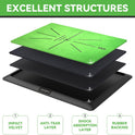Golf Hitting Mat, Golf Training Mat for Swing Path Feedback Detection Batting,Extra Replaceable Golf Practice Mat 16"x12", Golf Gifts for Men Women