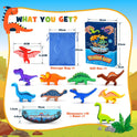 Dinosaur Toys for Kids 3-5: Wooden Stacking Montessori Toys for 3 4 5 6 7 8 Year Old Boys Girls Christmas Birthday Gifts for Kid Ages 4-8 Balance