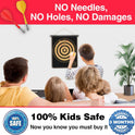 Magnetic Dart Board for Kids - Indoor Outdoor Darts Game, 16pcs Magnetic Darts, Double Sided Board Games Set, Best Toys Gifts for Teenage Age 5 6 7 8