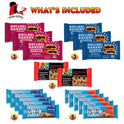 Veratify - Healthy Mixed Snack Box & Snacks Gift Variety Basket - Perfect for Men, Women, Adults, Office, School, College, Work - Variety Assortment