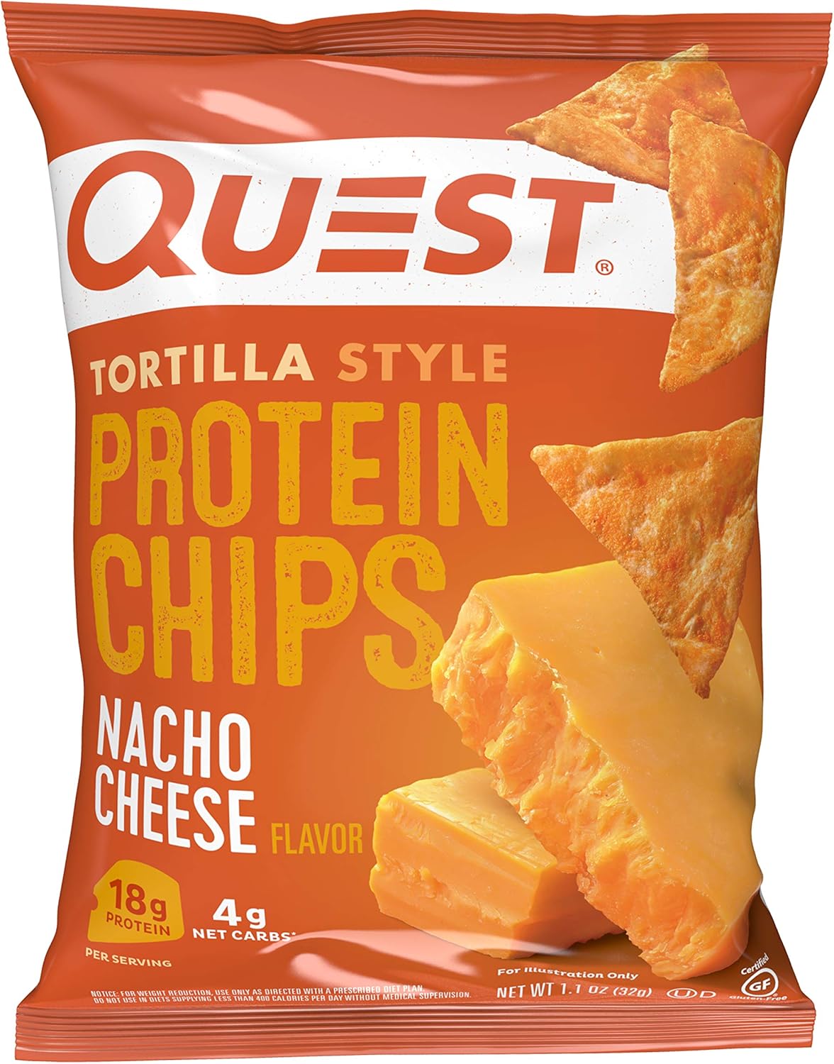 Quest Nutrition Tortilla Style Protein Chips Variety Pack, Chili Lime, Nacho Cheese, Loaded Taco, Low Carb, High Protein, Gluten Free, 1.1 oz (Pack