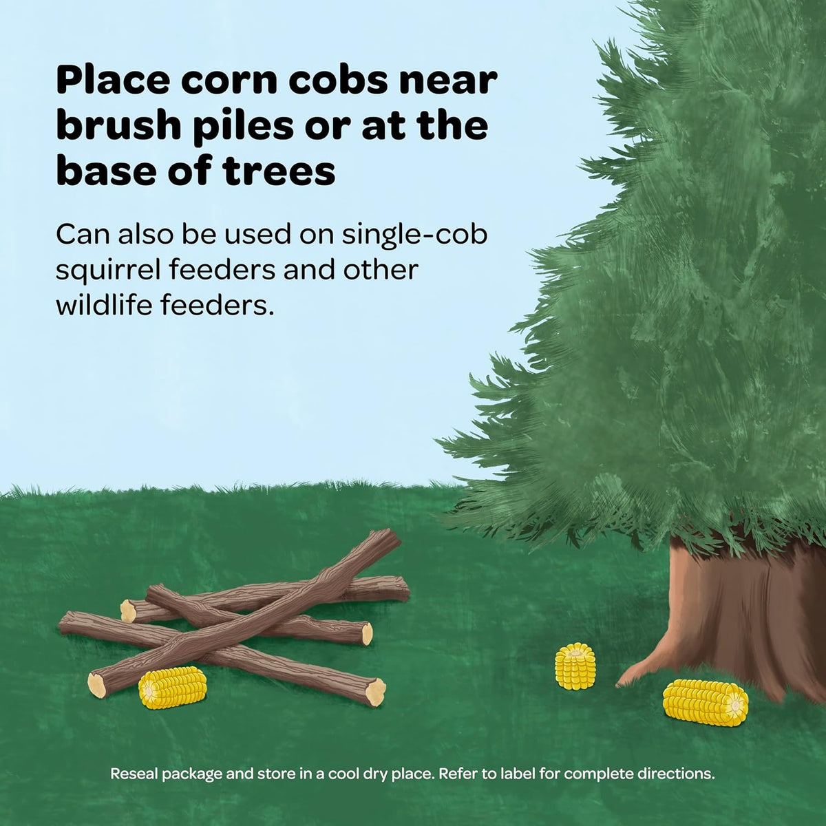 Kaytee Corn on the Cob for Squirrels & Wildlife – 6.5 lb Bag