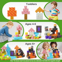 Magnetic Blocks - Build Mine Magnet World Magic Portal Set, Magnetic Tiles Building Blocks Toddler Toy STEM Sensory Outdoor Toys for 3+ Year Old Boys