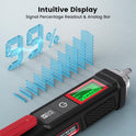 KAIWEETS Voltage Tester/Non-Contact Voltage Tester with Signal Percentage, Dual Range AC 12V/70V-1000V, Live/Null Wire Tester, Electrical Tester with