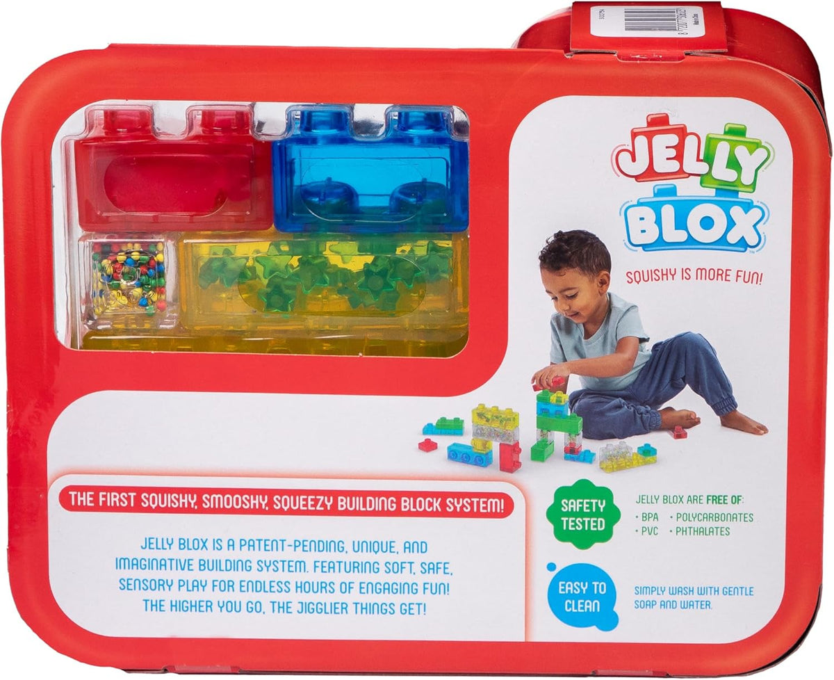 Goliath Jelly Blox Creative Kit | Includes 20 Blocks | Toddler & Preschool Building Blocks Kids Can Squeeze, Stretch, Squish | MESH ACCREDITED
