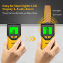 Stud Finder Wall Scanner - 5 in 1 Stud Finder Tool w/Microprocessor Chip and HD LCD Display, Stud Detector Beam Finders for the Center and Edge of