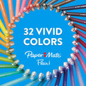 Paper Mate Felt Tip Pens, Flair Marker Pens, Medium Point, Assorted, 24 Count - Home, Office, Back to School, Teacher Supplies