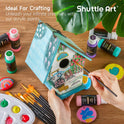 Shuttle Art Acrylic Paint, 50 Colors Acrylic Paint Set, 2oz/60ml Bottles, Rich Pigments, Water Proof, Premium for Artists, Beginners and Kids on