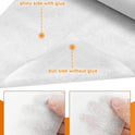 PLANTIONAL Medium Weight White Iron-On Non-Woven Fusible Interfacing: 11.6" x 30yd Medium Weight Non-Woven Interfacing Iron On Polyester Single-Sided