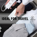Power Strip Surge Protector - One Beat 6 Widely Outlets with 4 USB Ports (2 USB C), 5 Ft Extension Cord Flat Plug, Wall Mount Outlet Extender Small
