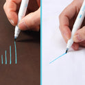 Mr. Pen- Fabric Markers for Sewing, 5 Pack, Blue, Erasable, Water Soluble Fabric Marker, Fabric Pens for Sewing Erasable, Washable Fabric Marker