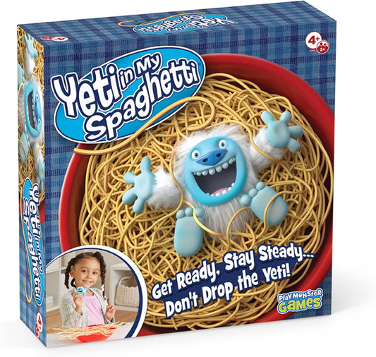 Yeti in My Spaghetti Board Game – Kids Games, Family Game, Multi-Player, Board Games for Family Night, Preschool Toys, Hand-Eye-Coordination Game