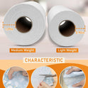 PLANTIONAL Medium Weight White Iron-On Non-Woven Fusible Interfacing: 11.6" x 30yd Medium Weight Non-Woven Interfacing Iron On Polyester Single-Sided