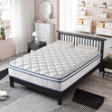 Full Size Mattress, 12 Inch Hybrid Mattress in a Box, Memory Foam Individually Wrapped Pocket Coils Innerspring Pressure Relief, Medium Firm