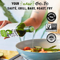 Chosen Foods Avocado Oil, 16.9 Fl Oz - All Purpose Cooking Oil made from 100% Pure Avocados - Non-GMO, Gluten-Free, Keto Friendly, Glyphosate Free