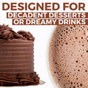 Cocoa Powder (8 oz) Dutch Processed Cocoa Powder, Unsweetened, Extra Rich Cocoa Flavor, 22-24% Fat, Premium Culinary Grade, Non-GMO Sourced, Fair