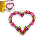 LEGO Heart Ornament Building Toy Set - Fun Arts and Crafts Idea for Girls and Boys, Ages 9+ - Gift for Kids - Display on The Wall as Home Decoration