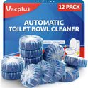 Vacplus Automatic Toilet Bowl Cleaner Tablets, Bathroom Toilet Tank Cleaner (12 PACK), VA-T165