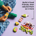 LEGO Classic Creative Food Friends Building Toy Set - Pretend Play Food for Kids, Boys and Girls, Ages 4+ - Learning and Educational Toy for