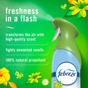 Febreze Air Mist Air Freshener Spray, Odor-Fighting Room Spray, Air Fresheners for Home and Bathroom and Kitchen, Aerosol Can, Gain Original Scent