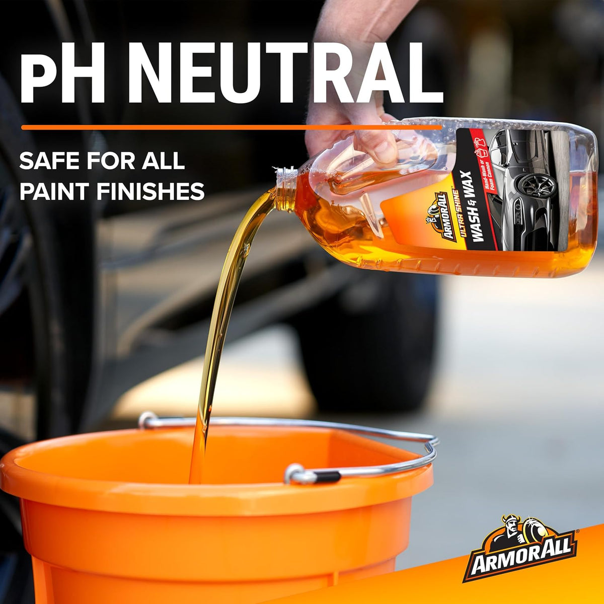 Armor All Ultra Shine Car Wash and Car Wax by Armor All, Cleaning Fluid for Cars, Trucks, Motorcycles, 64 Fl Oz Each