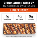 KIND ZERO Added Sugar Bars, Variety Pack, Dark Chocolate Nuts & Sea Salt, Caramel Almond & Sea Salt, Peanut Butter Dark Chocolate, Keto Friendly